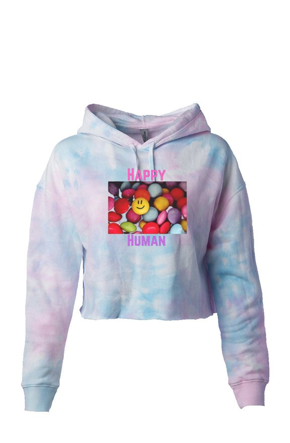 OG Happy Human Tie Dye Crop Top