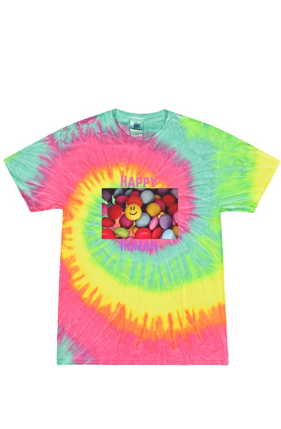 Youth Minty Rainbow Tie Dye T Shirt