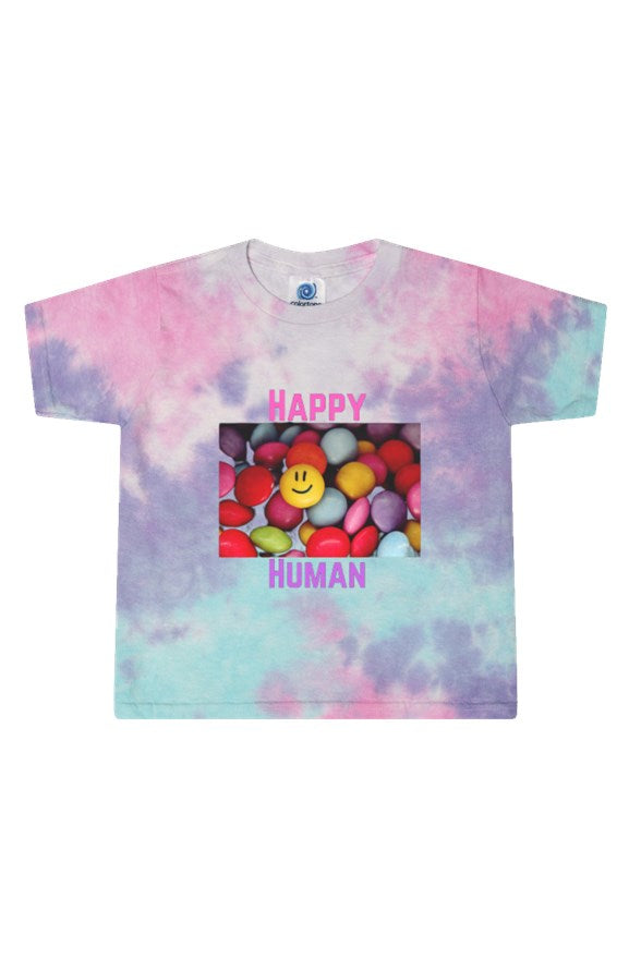 Tie-Dye Cotton Candy Ladies&amp;#39; Cropped T-Shirt