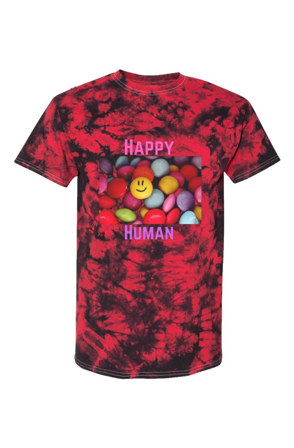 Red Crystal Tie-Dye Tee