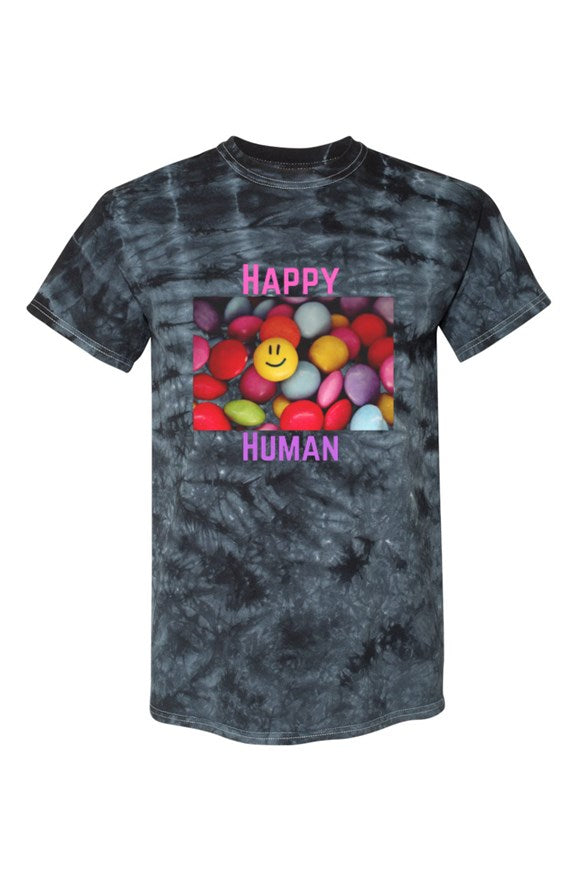 Black Crystal Tie-Dye Tee