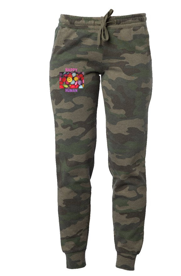 Feminine Camo Wash Sweatpants